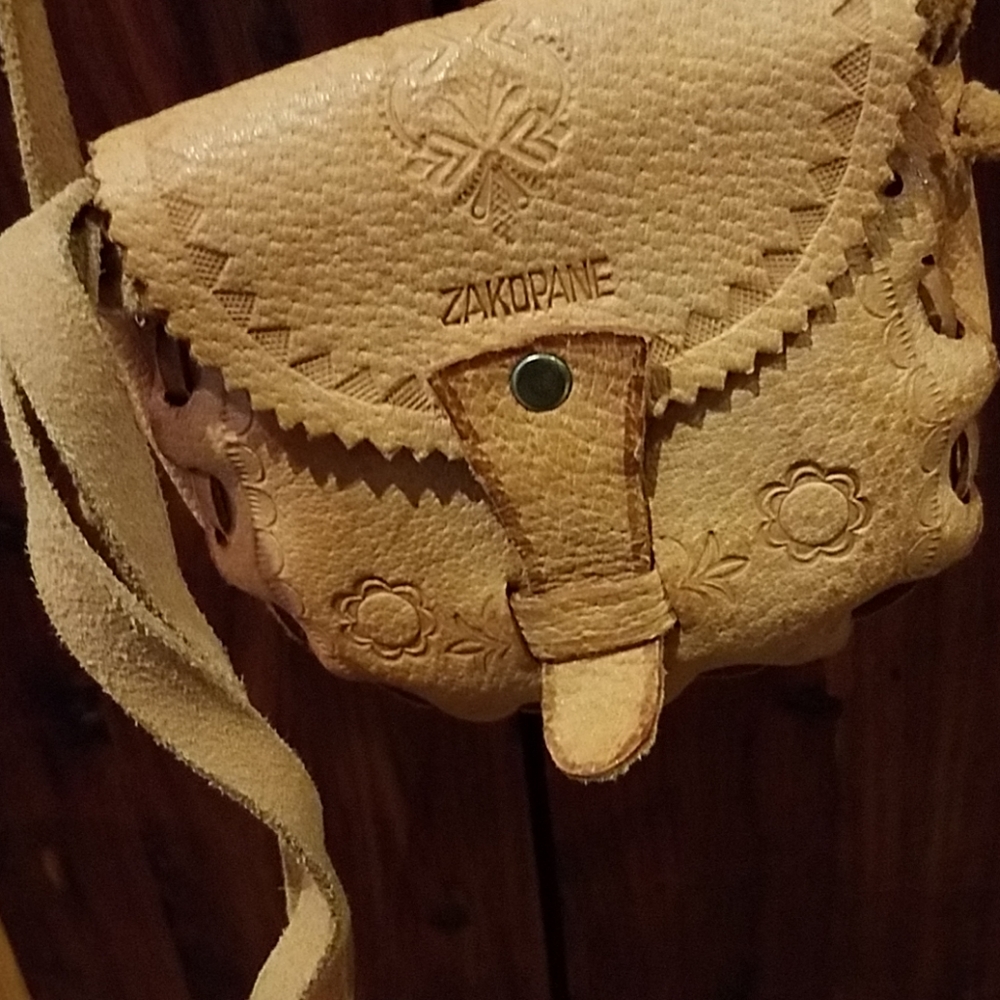 Mini leather purse